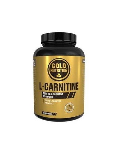 L-CARNITINA 750mg. 60cap. GOLD NUTRITION