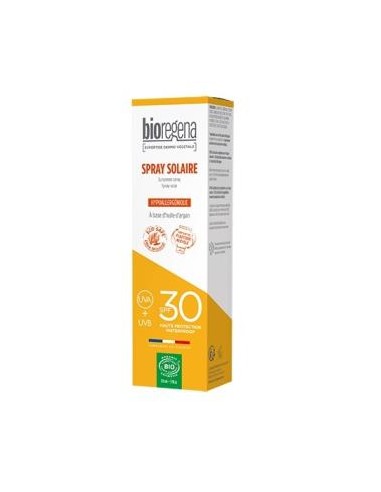 SPRAY SOLAR SPF30 crema 90ml hipoalergenica. BIO BIOREGENA