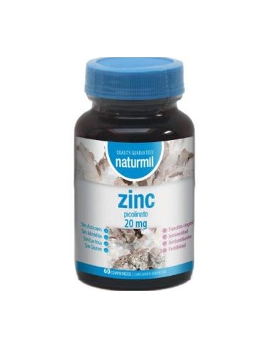 ZINC PICOLINATO 20mg. 60comp. DIETMED