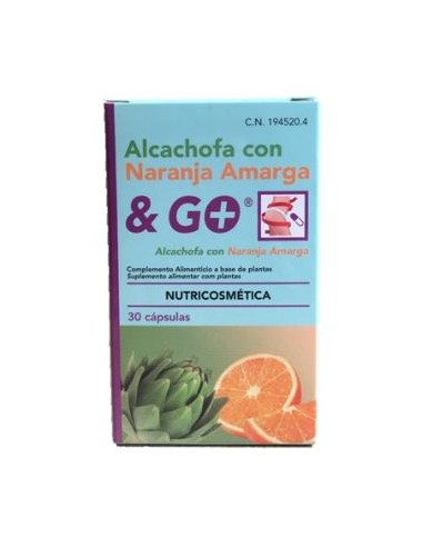 ALCACHOFA con naranja amarga 30cap. PHARMA & GO