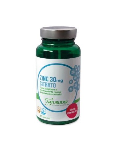 ZINC CITRATO 60cap.** NATURLIDER