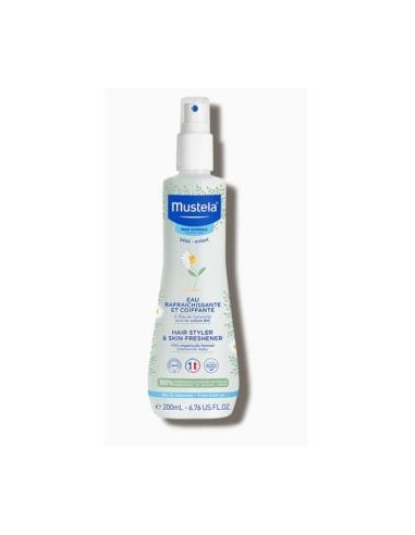 AGUA REFRESCANTE para peinar bebe-niño 200ml. MUSTELA