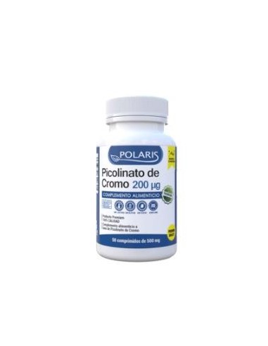 PICOLINATO DE CROMO 200mcg. 50comp. POLARIS