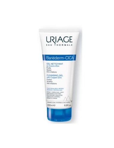 BARIEDERM CICA gel limpiador 200ml. URIAGE