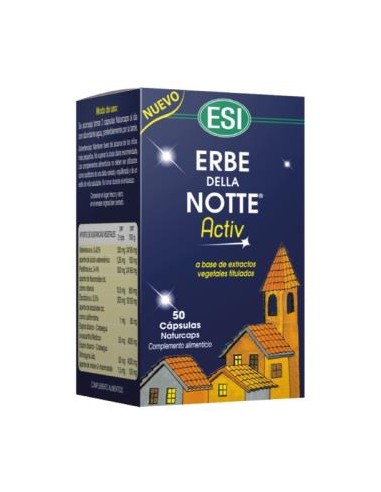 ERBE DELLA NOTTE ACTIV 50cap. TREPATDIET-ESI