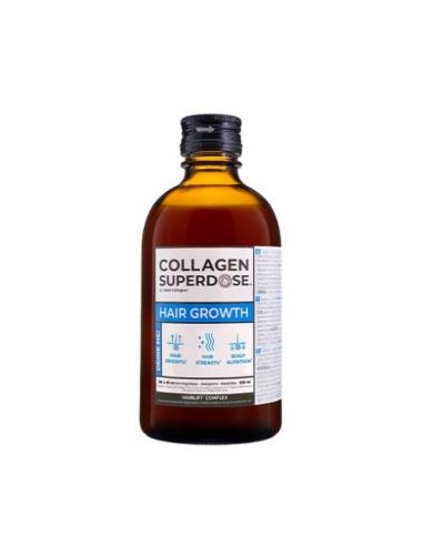 COLLAGEN SUPERDOSE HAIR GROWTH cabello 300ml. GOLD COLLAGEN