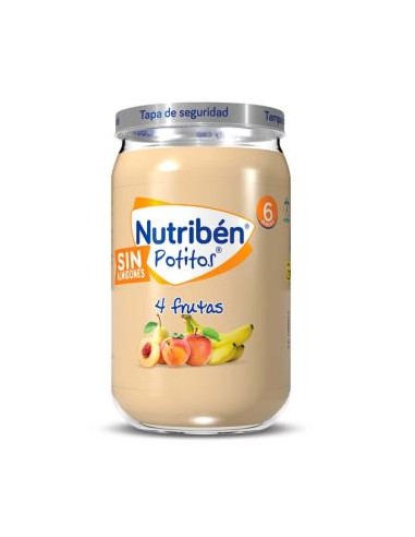 NUTRIBEN POTITO 4 FRUTAS 235gr.+6m