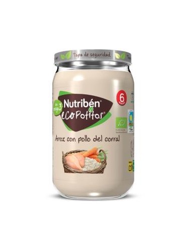 NUTRIBEN ECO POTITO POLLO CORRAL ARROZ 235gr.+6m