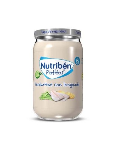 NUTRIBEN POTITO VERDURITAS-LENGUADO 235gr.+6m**