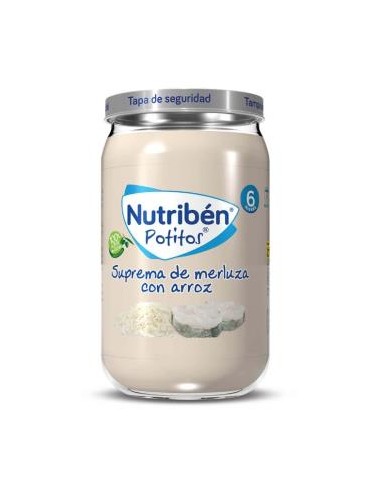 NUTRIBEN POTITO SUPREMA MERLUZA ARROZ 235gr.+6m