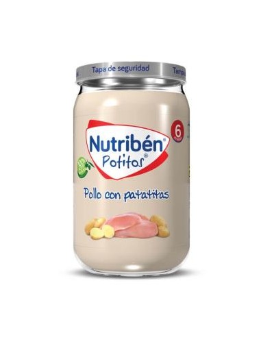 NUTRIBEN POTITO POLLO PATATITAS 235gr.+6m