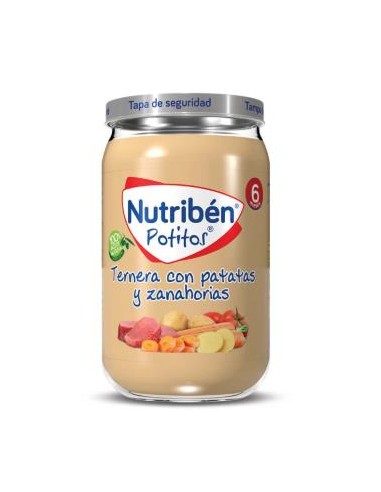 NUTRIBEN POTITO TERNERA PATATAS Y ZANAHORIA 235gr.