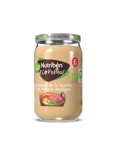 NUTRIBEN ECO POTITO VERDURAS-TERNERA ECO 235gr +6m