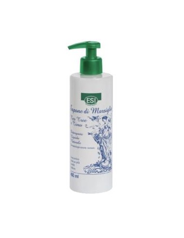 JABON DE MARSELLA arbol del te-tomillo 400ml. TREPATDIET-ESI