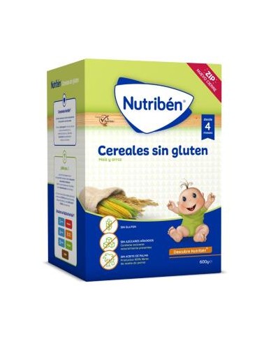 NUTRIBEN CEREALES S/GLUTEN 600gr.