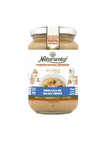 MERLUZA EN SALSA VERDE pure 340gr. NATURSENIOR