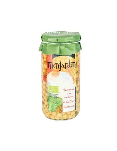 GARBANZOS con verduras 720gr. ECO MONJARDIN