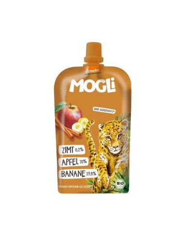 SMOOTHIE manzana platano canela 6udsx120gr DEMET MOGLI