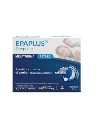 EPAPLUS SLEEPCARE melatonina pura retard 60comp. EPA PLUS