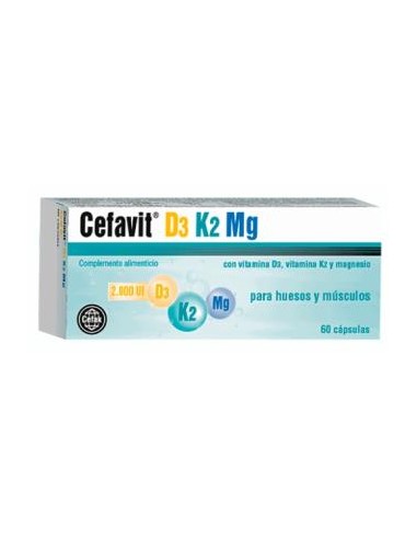 CEFAVIT D3-K2-MG 60cap. CEFAK