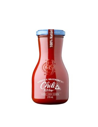 CHILI ketchup salsa 270ml. ECO VEGAN CURTICE BROTHERS