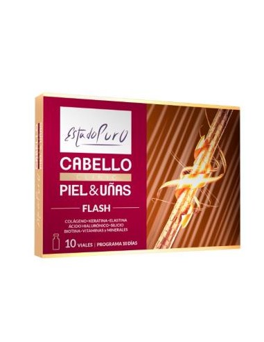 CABELLO PIEL Y UÑAS flash 10viales. TONGIL