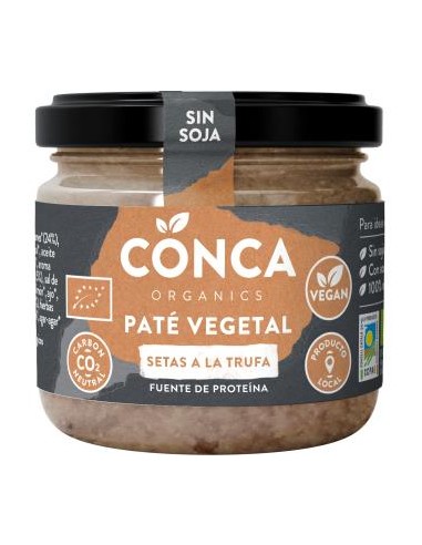 PATE SETAS A LA TRUFA vegetal 110gr. ECO VEGAN CONCA ORGANICS