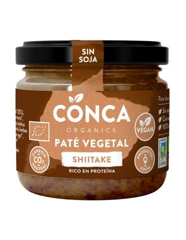 PATE SHITAKE vegetal 110gr. ECO VEGAN CONCA ORGANICS