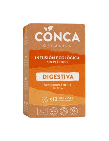 DIGESTIVA infusion 12piramides. ECO CONCA ORGANICS