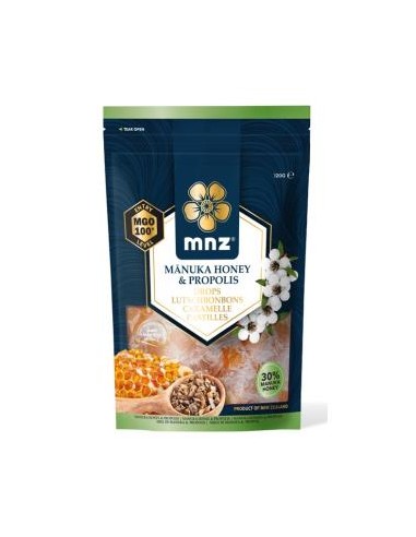 MIEL DE MANUKA MGO 100+ caramelos propolis 120gr. MANUKA NEW ZELAND