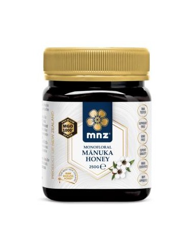 MIEL DE MANUKA RAW MGO 1000+ monofloral 250gr. MANUKA NEW ZELAND