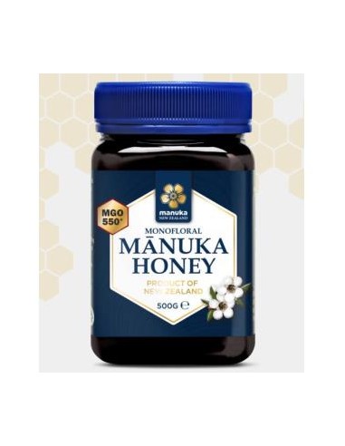 MIEL DE MANUKA RAW MGO 550+ monofloral 500gr. MANUKA NEW ZELAND