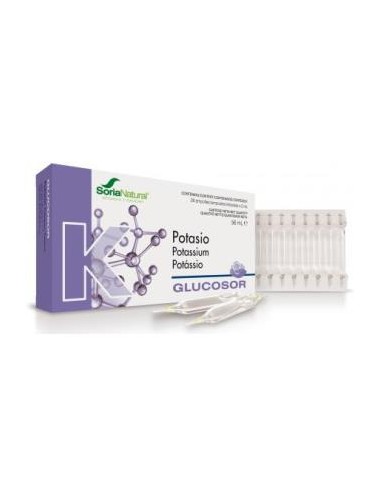 GLUCOSOR potasio 28amp. SORIA NATURAL