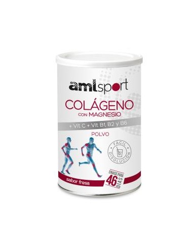 COLAGENO con MAGNESIO+VIT. C+B1+B2+B6 fresa 350gr. ANA MARIA LAJUSTICIA