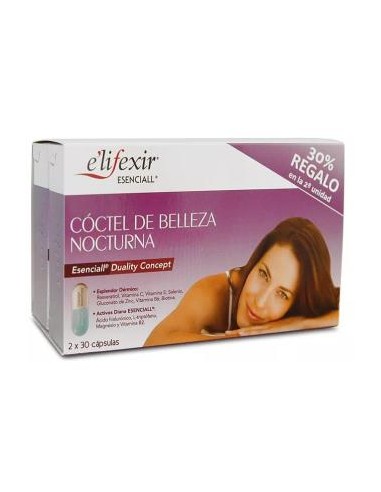 ELIFEXIR ESENCIALL COCTEL belleza nocturna 60cap.