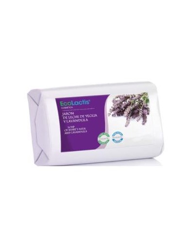 JABON ECO 10% leche de yegua y lavanda 100gr. ECOLACTIS