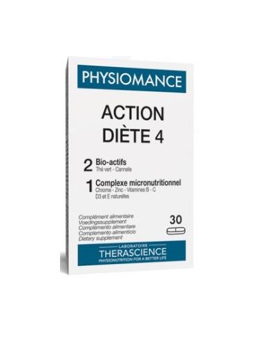 PHYSIOMANCE ACCION DIETA 4 30comp. THERASCIENCE