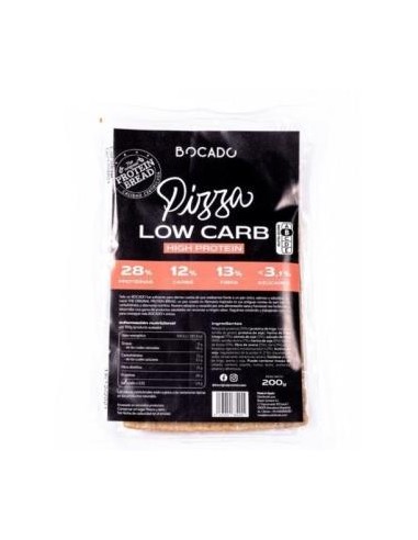 BASE DE PIZZA LOW CARB high protein 200gr. BOCADO