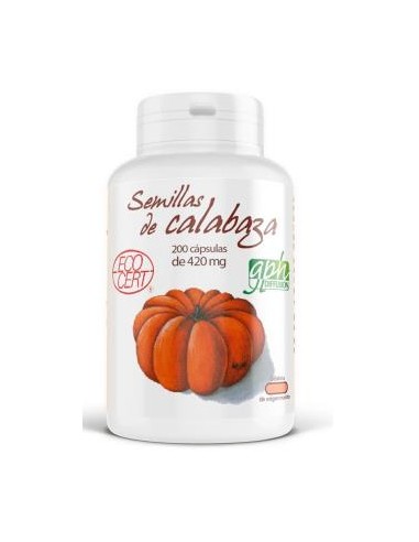 SEMILLAS DE CALABAZA 420mg 200cap. BIO GPH DIFUSSION