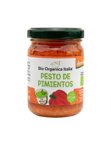 PESTO PIMIENTOS 140 gr BIO VEGAN BIO ORGANICA ITALIA