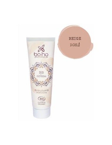 BB CREAM 03 Beige Rose hidratante 30ml. BIO VEGAN BOHO GREEN MAKE UP