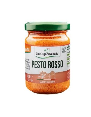 PESTO ROSSO PECORINO 130 gr BIO VEGAN BIO ORGANICA ITALIA