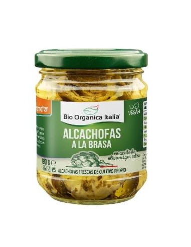 ALCACHOFAS A LA BRASA en aceite 190gr. DEMETER BIO ORGANICA ITALIA