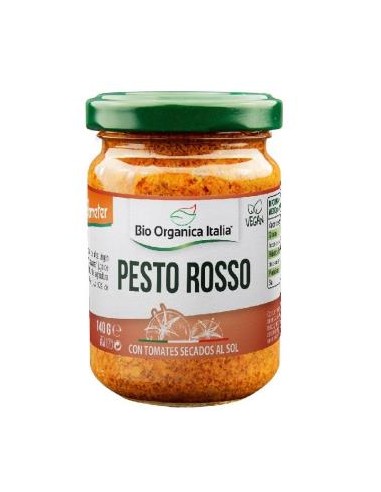 PESTO ROSSO 140gr. DEMETER VEGAN BIO ORGANICA ITALIA