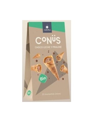 CONUS CHOCOLATE LECHE Y PRALINE 10udsx70gr. BIO RODELLAS