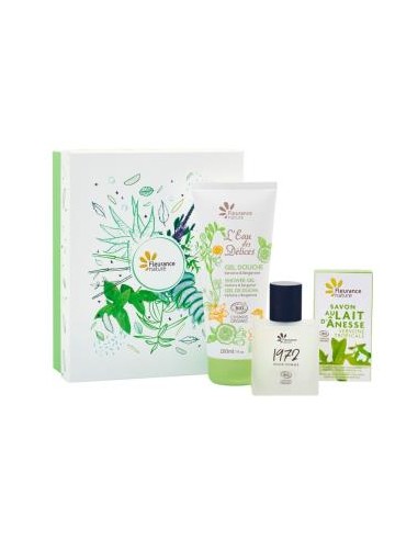 COFRE HOMBRE gel ducha verbena+perfume+jabon FLEURANCE NATURE