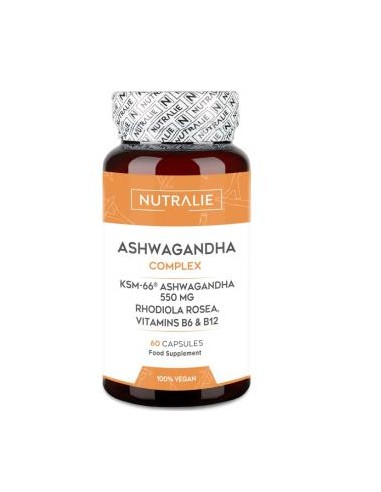 ASHWAGANDHA KSM-66+RODIOLA complex 60cap. NUTRALIE