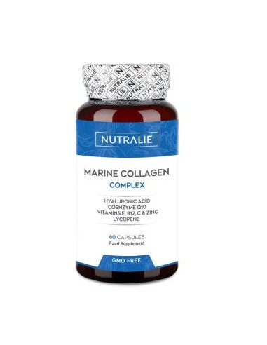 COLAGENO MARINO+AC.HIALUR+Q10 60cap. NUTRALIE