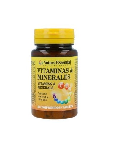 VITAMINAS Y MINERALES 60comp. NATURE ESSENTIAL