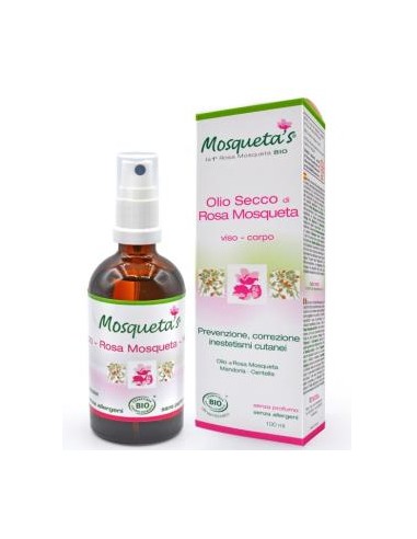 ACEITE SECO DE ROSA MOSQUETA 100ml. MOSQUETAS